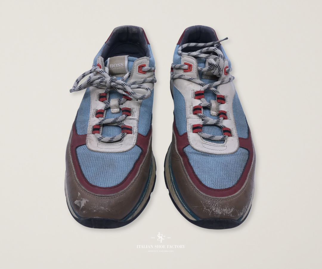 Sneaker cleaning in Dubai Marina before and after before