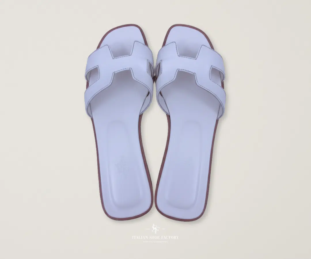 Hermès Oran sandal restoration in Dubai Marina before and after after